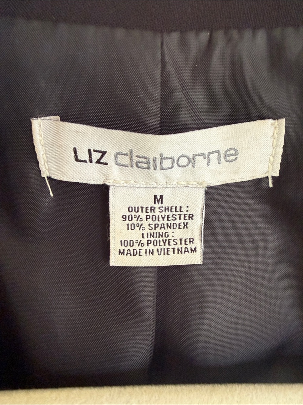 Liz Claiborne Black Single-Button Women's Blazer - Picture 11 of 11